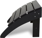 Trex Outdoor Furniture Cape Cod Ottoman, Charcoal Black