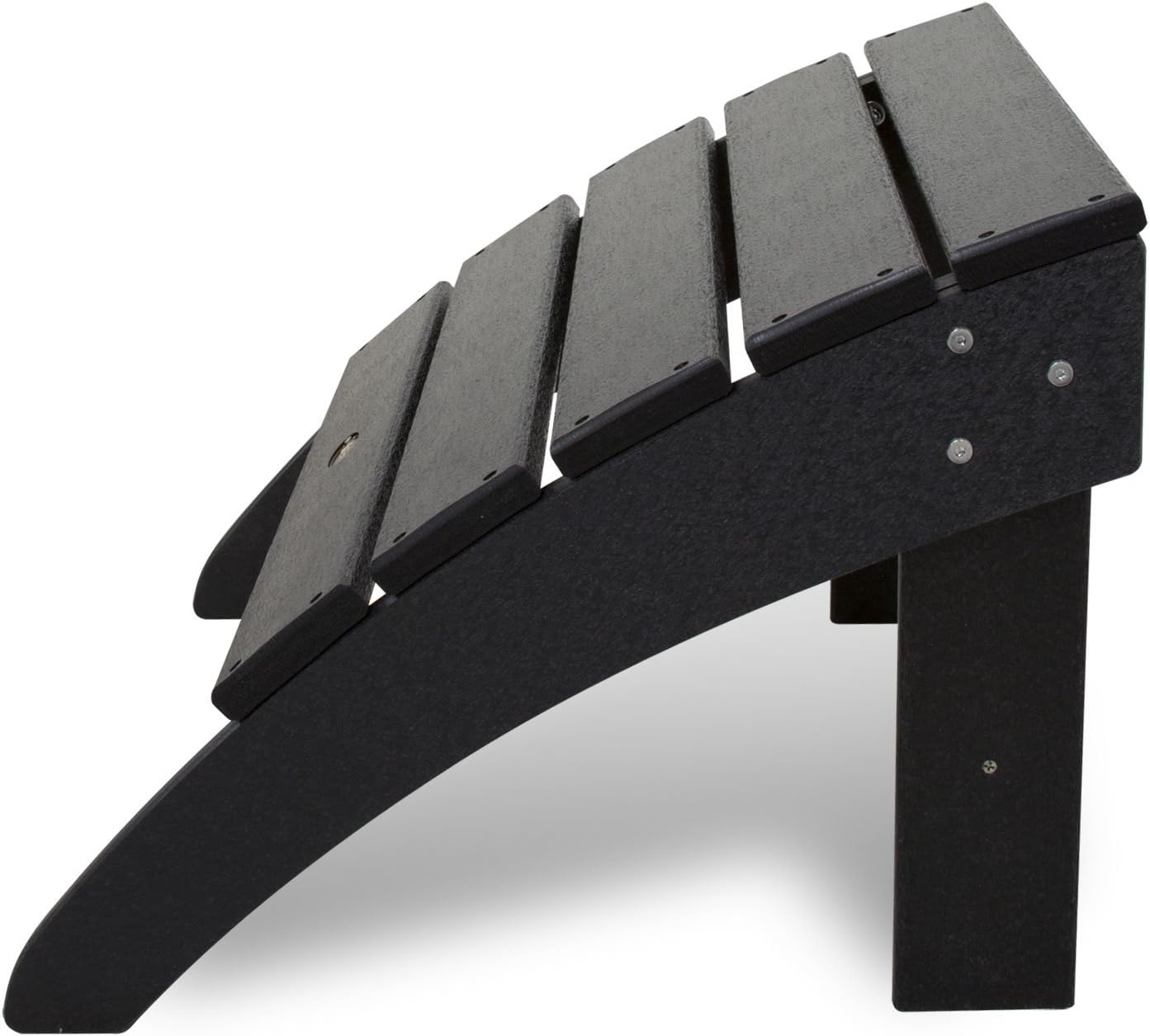 Trex Outdoor Furniture Cape Cod Ottoman, Charcoal Black