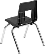 Flash Furniture Mickey Advantage Black Student Stack School Chair - 14-inch