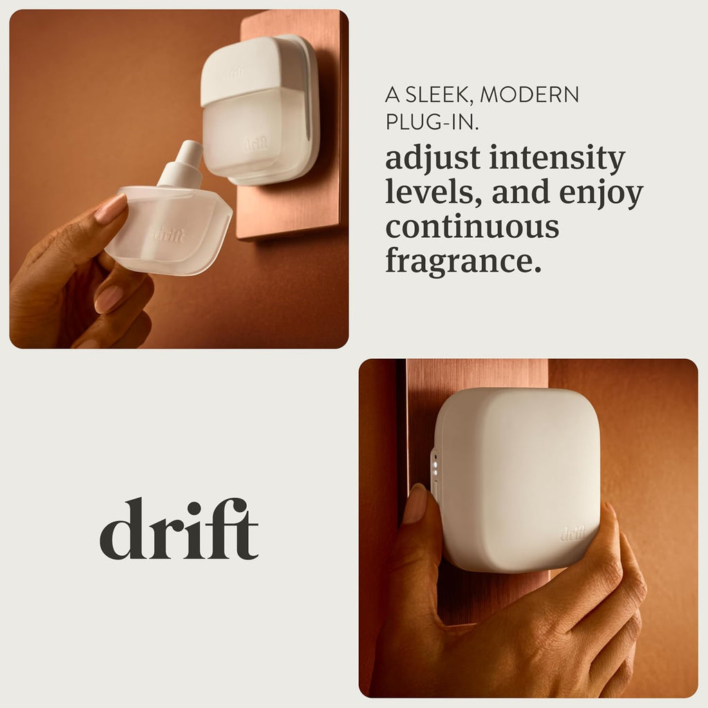Drift Home Scent Diffuser Refills in Teak (2 Refills) - Adjustable and Long Lasting Diffuser Aroma - Clean Ingredients, Pet Safe