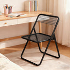 JPBSTO 12 Pack Folding Chair,Balck Color,Single Piece,Foldable Space - Saving Design for Indoor/Outdoor Use