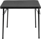 EMMA + OLIVER Kids Black Folding Table