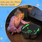 Spinning Chair for Autistic Kids, Glow-in-the-Dark Elephant Sensory Chair, Autism Sensory Toys, Sit and Spin Swivel Seat ADHD Must Haves, Supports Balance & Coordination, Ages 3+ (Blue)