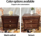 Bed Side Table Modern Mid-Century for Nightstand for Bedroom Or End Table Living Room,(F)