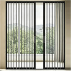 Clear Acrylic Bifold Folding Door for Balcony/Patio, Interior Kitchen Storage Accordion Room Divider, Privacy Doors for Bedroom Office Partition(White,60x80in(152x203cm))
