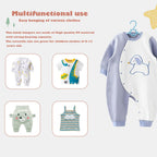 Baby Nursery Closet Hangers, Non-Slip and Extendable Laundry Hangers for Newborn Clothes, 11–14'' Adjustable Children's Coat Hangers for Girls, Boys, Toddlers, and Kids (50-Pack)