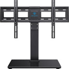 PERLESMITH Universal Swivel TV Stand Legs for 37-75 inch TVs, Height Adjustable Tabletop Mount Holds up to 99lbs, Television Table TV Stands for Livingroom & Bedroom, Universal VESA 600x400mm, PSTVS13