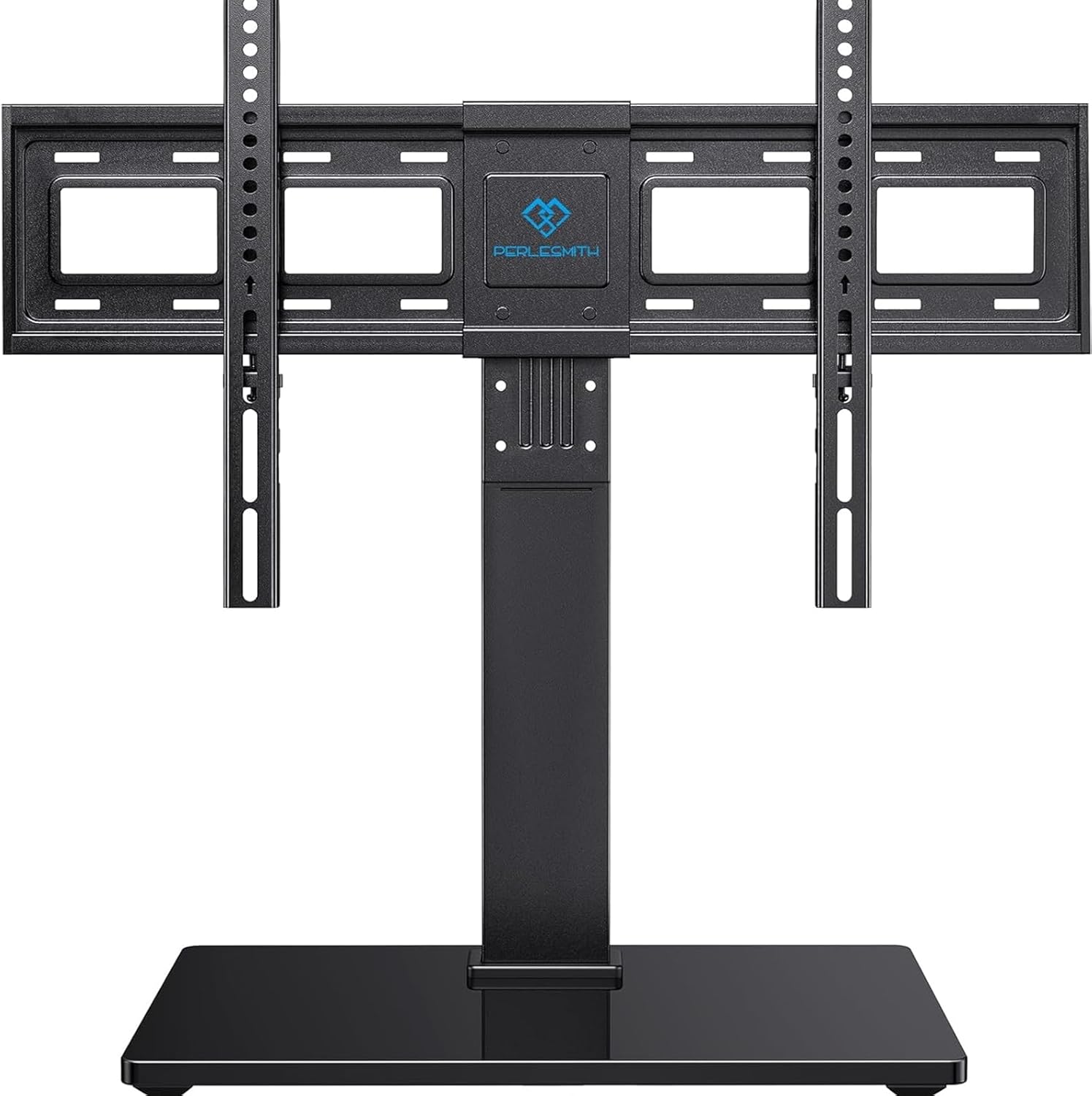 PERLESMITH Universal Swivel TV Stand Legs for 37-75 inch TVs, Height Adjustable Tabletop Mount Holds up to 99lbs, Television Table TV Stands for Livingroom & Bedroom, Universal VESA 600x400mm, PSTVS13