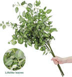 6PCS 32.7inch Long Artificial Stems Faux Greenery Stems for vase Faux Green Leaves Fake Plants branches Eucalyptus Leaves Faux Pothos Stems Artificial English Ivy for Home Decor Farmhouse Aesthetic
