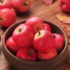 Cllayees Fake Fruit Artificial Apples, Set of 12 Decorative Fruit Lifelike Faux Apples Realistic Fruits Apple Decorations for Kitchen, Realistic Fake Fruits Party Props Home Decor