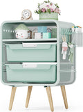 SYKIARIOL Kids Nightstand,Cute End Table with Storage Drawer,Nightstand for Girls Bedroom Furniture