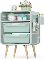 SYKIARIOL Kids Nightstand,Cute End Table with Storage Drawer,Nightstand for Girls Bedroom Furniture