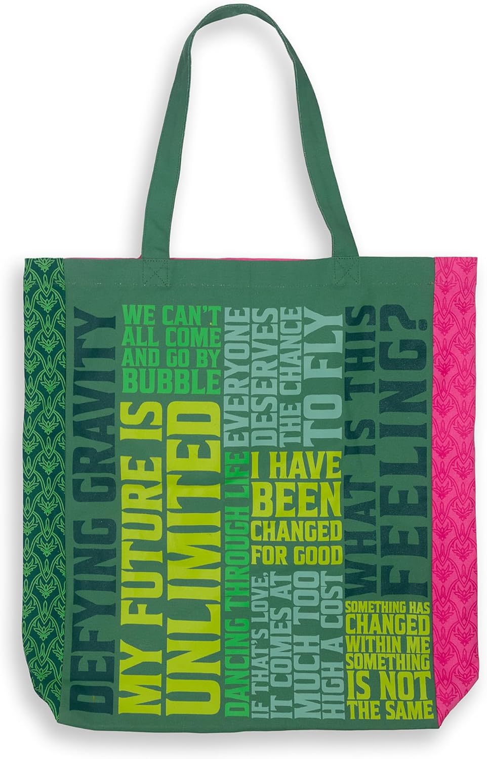 Steel Mill & Co Cute Canvas Tote Bag for Book Lovers, The Wonderful Wizard of Oz Inspired Reusable Bag for Work/Groceries