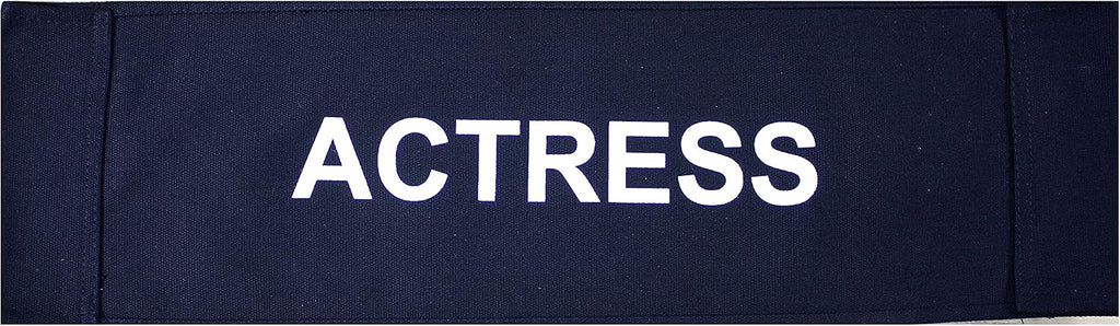 Filmcraft Printed Director's Chair Canvas Printed Film Set Position Director, Producer, Actress, Actor, CAST, VIP (Actress)