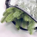 2 Pack 30X8 Inch Wreath Storage Bag, Christmas Wreath Clear Storage Container with Dual Zippered and Reinforced Handle for Xmas Holiday Seasonal Wreath Garland
