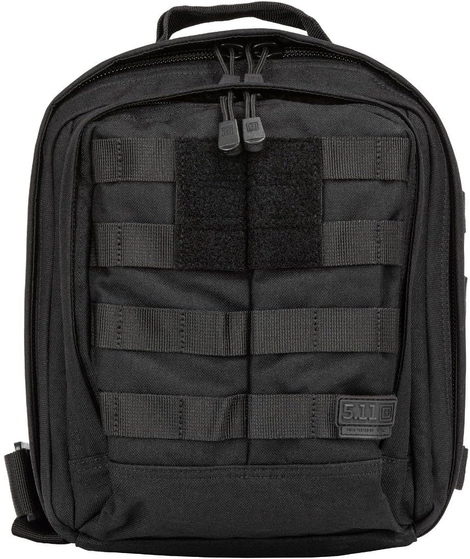 5.11 Tactical Sling Bag Pack MOAB 6, Shoulder Crossbody Military Bag, 11L, Black, Style 56963ABR