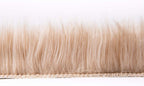 Ashler Faux Fur Rug - Fluffy Shaggy Area Rug, Ultra Soft 3 x 3 Feet Round, Beige Fuzzy Machine Washable Shag, Nursery Decor Throw for Bedroom, Kids Room, Living Room