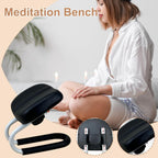 Meditation Seat,Prayer Kneeler Bench | Ergonomic Metal Kneeling Chair for Hip Support | Metal Kneeling Chair Enhances Comfort | Meditation Bench | Portable Prayer Seat for Home Yoga Studio