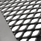 Patio Dining Chairs Set of 4, Black Stackable Outdoor Dining Chairs, Metal Mesh Patio Furniture Set for Garden Backyard Lawn Deck Support Over 300 lbs