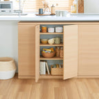 白井産業(Shirai) Pythasier Under Counter Storage, 幅75cm, Natural Brown