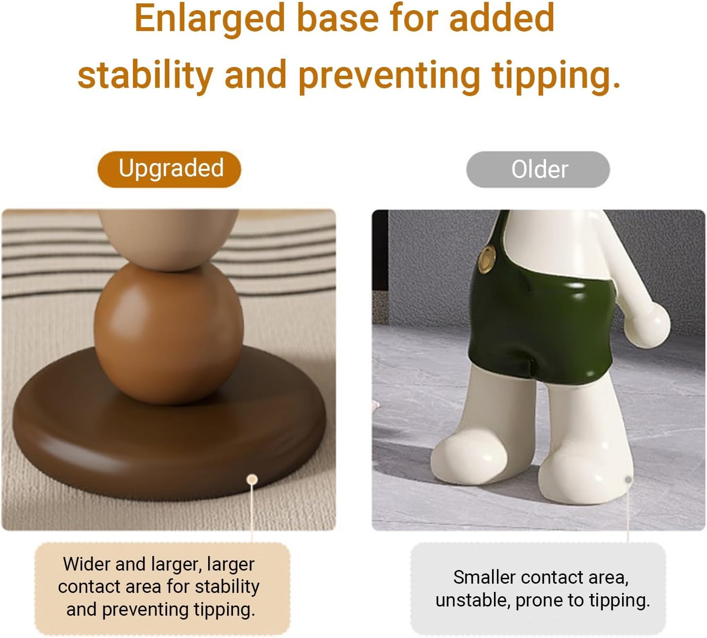 Creative Decorative Resin Side Table Stone Shape, Multifunctional Sofa End Table with Round Spacious Tabletop, Nightstand, Suitable for Living Room, Bedroom, Hotel(Multicolor)