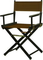Casual Home 200-02/021-45 Director Chair 18" - Classic Height BlackFrame/Brown Canvas