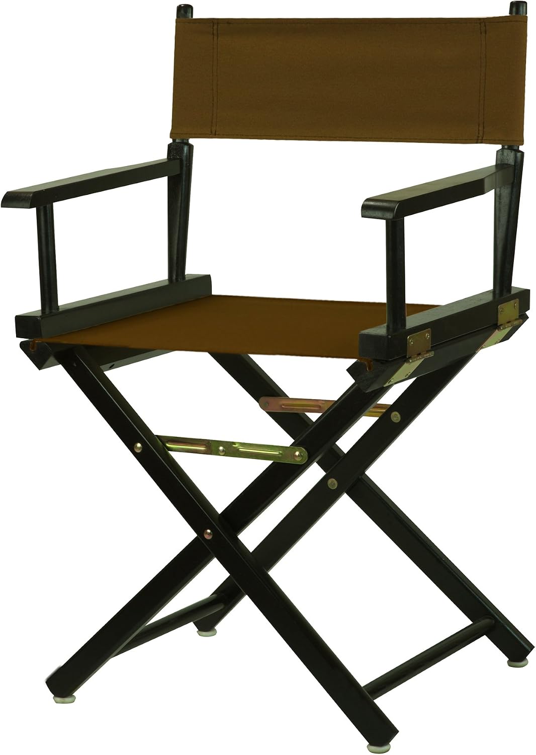 Casual Home 200-02/021-45 Director Chair 18" - Classic Height BlackFrame/Brown Canvas
