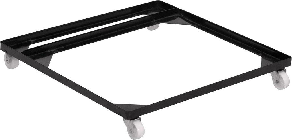 Flash Furniture HERCULES Series Steel Stack Chair and Church Chair Dolly