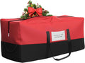 Christmas Tree Bag,Fits Up 10 Ft Tall Artificial Trees,600D Oxford Material,Heavy Duty Tree Bag,Dampproof Storage Bag with Durable Reinforced Handles & Dual Zipper&Transparent Pocket
