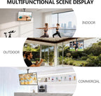 WALI Ceiling TV Mount for 26-65 Inch LCD LED OLED 4K TVs, Hanging Pole Ceiling Mount TV Bracket Up Down, TV Ceiling Mounts for Gym Patio Gazebo, up to 110 lbs, Max VESA 400x400mm (CM2665), Black