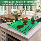 Waterproof Repotting Mat for Indoor Plants - Foldable Potting Mat for Mess-Free Planting Soil Change - Essential Gardening Tools for Plant Lovers