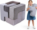 7Pcs Stackable Kids Chair Set, Washable & Wear-Resistant for Playroom | plastic, anti-tip design, easy to clean, lightweight & sturdy. Ideal for daycare, classroom, or home.