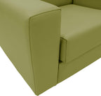 Factory Direct Partners SoftScape Inspired Playtime Classic Reading Chair, Children's Commercial-Grade Upholstered Furniture for Home, Daycare, Preschool, Library Modern Design - Fern Green, 14472-FG