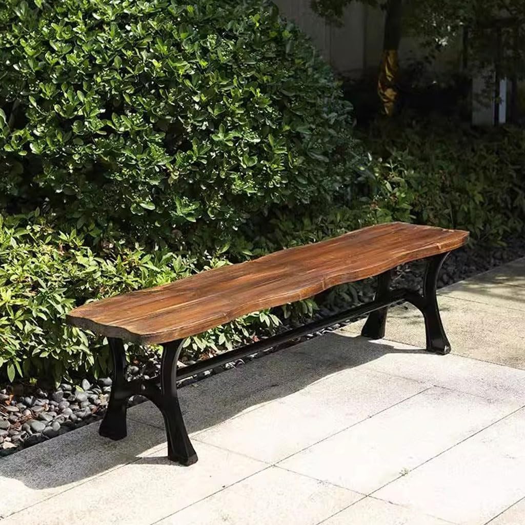Patio Benches for Outdoors Park Chair Outdoor Rest Bench Courtyard Cast Aluminum Seat Garden Benches for Outdoors