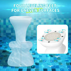 30" Pool stools for Underwater,Pre-Weighted Pool Stool with Adjustable Feet,Bar Seating Non-Float Design,Vinyl-Safe Pool Chairs for Inground Pools,Patio,Outdoor Poolside(1Stool)