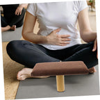 Beaupretty Wooden Bench Small Portable Prayer Stool with Cushion for People Under 150cm Height Suitable for Zen Sitting and Mindfulness Practice