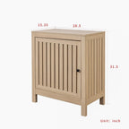Buffet Cabinet with Storage,28.5" Farmhouse Sideboard Coffee Bar Cabinet,Modern Wood Kitchen Accent Cabinet Console Table with Door and Adjustable Shelf for Dining Room and Living Room,Natural