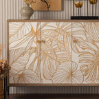 Entryway Cabinet Retro Carved Living Room Decoration Porch Cabinet Home Fashion Dining Sideboard Kitchen Storage Cabinet Sideboard Storage Cabinet