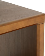 Christopher Knight Home Cubes Modern Coffee Table with Storage, Wooden Square Side Table, Living Room Sofa End Table, Walnut