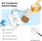 MYARO 12 Pack Fresh Linen Scented Sachets for Drawer, Closet & Car Air Freshener Bags | Odor Eliminator & Fabric Refresher | Crisp, Clean Home Fragrance Gift Set