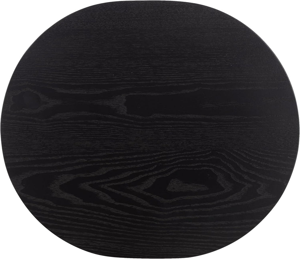 SAFAVIEH Home Collection - Ekon Round Pedestal End Table, Modern Black Finish, Fully Assembled (ACC2301A)