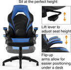 Staples Emerge Vortex Gaming Chair, Ergonomic, Adjustable Height, Swivel, Black, 2-Pack