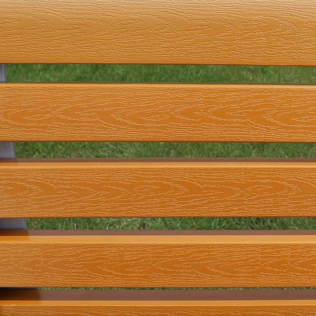 Patio Benches for Outdoors Park Chair Outdoor Bench Seat Plastic Wood Double Rest Garden Benches for Outdoors