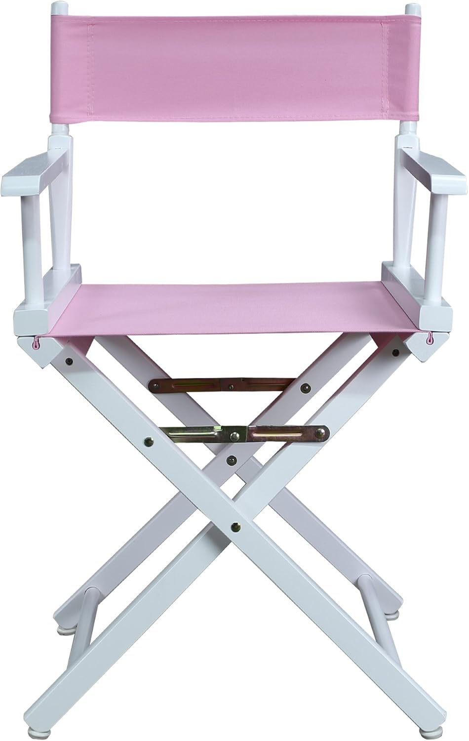 Casual Home 200-01/021-22 Director Chair 18" - Classic Height WhiteFrame/Pink Canvas