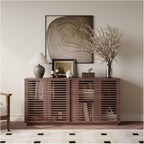 Living Room Furniture Entertainment Storage Dining Room Cabinet, Buffet Sideboard with Solid Wood Doors,for Kitchen