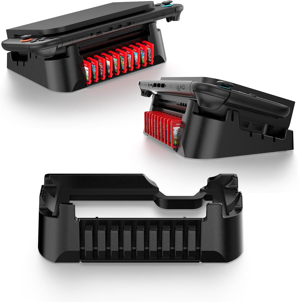 Desktop Holder Playstand Mount Bracket for Switch 2 Stand/Switch 2 Flat Dock Angled Stand Enhance Heat Dissipation