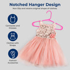 SereneLife 60 Pack Kids Plastic Hangers, Non-Slip Pink Baby Toddler Clothes Hangers, Slim Space Saving Nursery Closet Organizers, for Infant Toddler Kids Shirts Dresses Pants, Durable PP Set Room