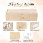 Wedding Dress Box, Preservation Storage Box with 40 Acid-Free Sheets, Sheet Organizers and Storage, Large Wedding Keepsake Trunk
