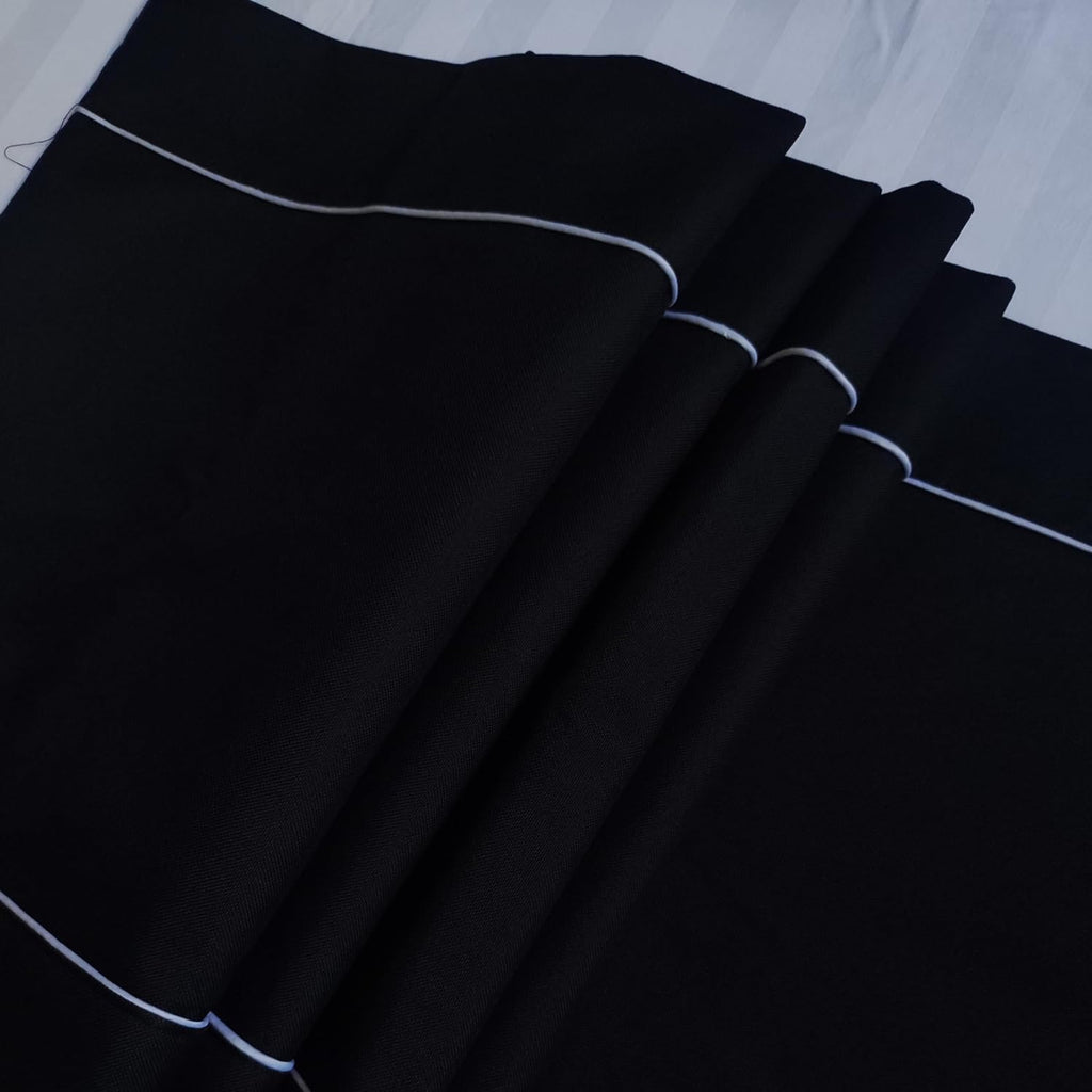 Modern Bed Runner Decorative Bed End Scarf for Home Hotel Guesthouse, Black, 82x19.5in/ 210x50cm