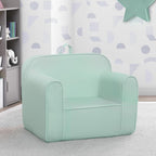 Delta Children Cozee Chair -Foam Kids Chair for Ages 18 Months and Up, Sage